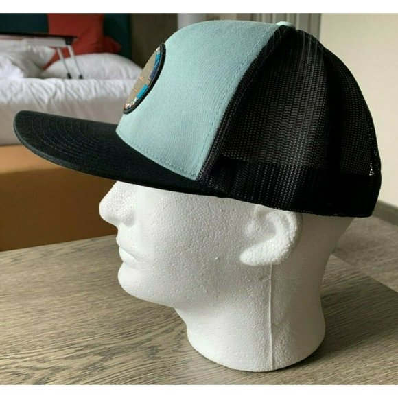Rip Curl Hat Gray/Black Fabric Snap Back - Picture 3 of 4